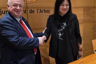 La Cònsol General de la Xina a Barcelona visita l’Arboç per reforçar vincles culturals i econòmics. Ajuntament de l'Arboç